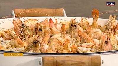 Fresh Pasta with Prawns