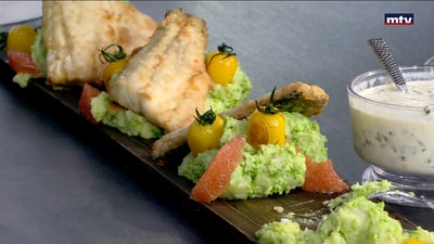 Fish with caper sauce