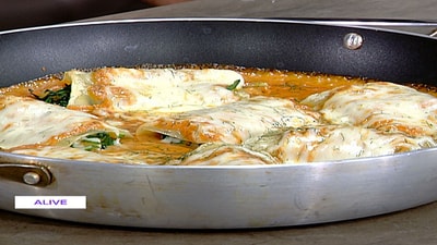 Lasagna with vegetables and fennel