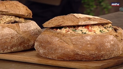 Country Bread With Eggs
