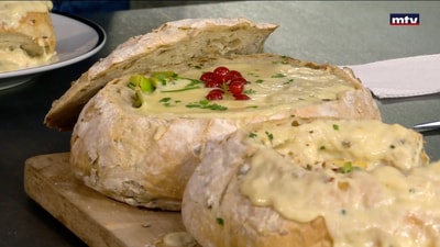Gruyère cheese with chestnuts