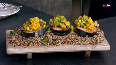 Salmon with quinoa