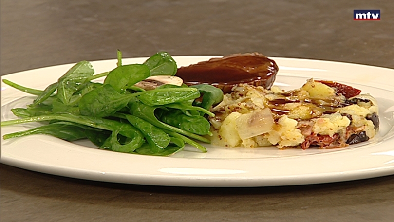 Beef Fillet Sauce With Potatoes