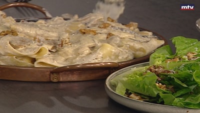 Lasagna with mushroom