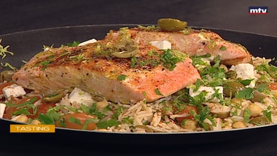 Salmon and rice