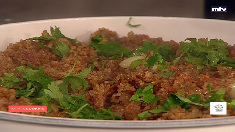 Bulgur with tomatoes