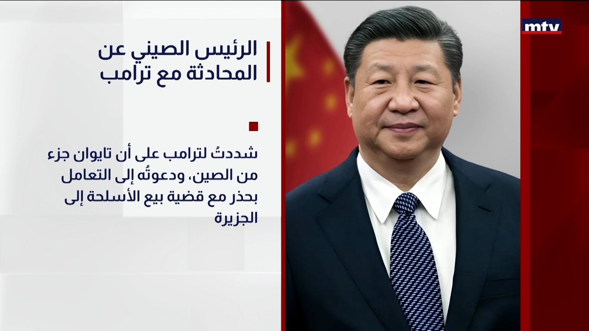 الرئيس الصيني عن المحادثة مع ترامب