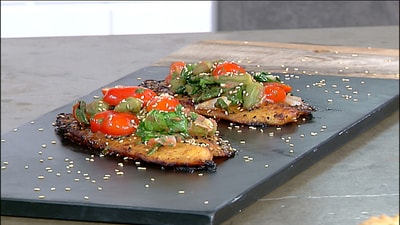 Fish with okra