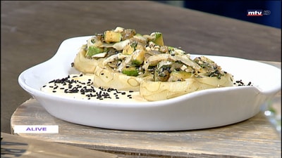 Gratin artichoke