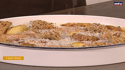 Malakoff with bacon