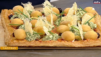 Pate feuilletée with Grilled Vegetables
